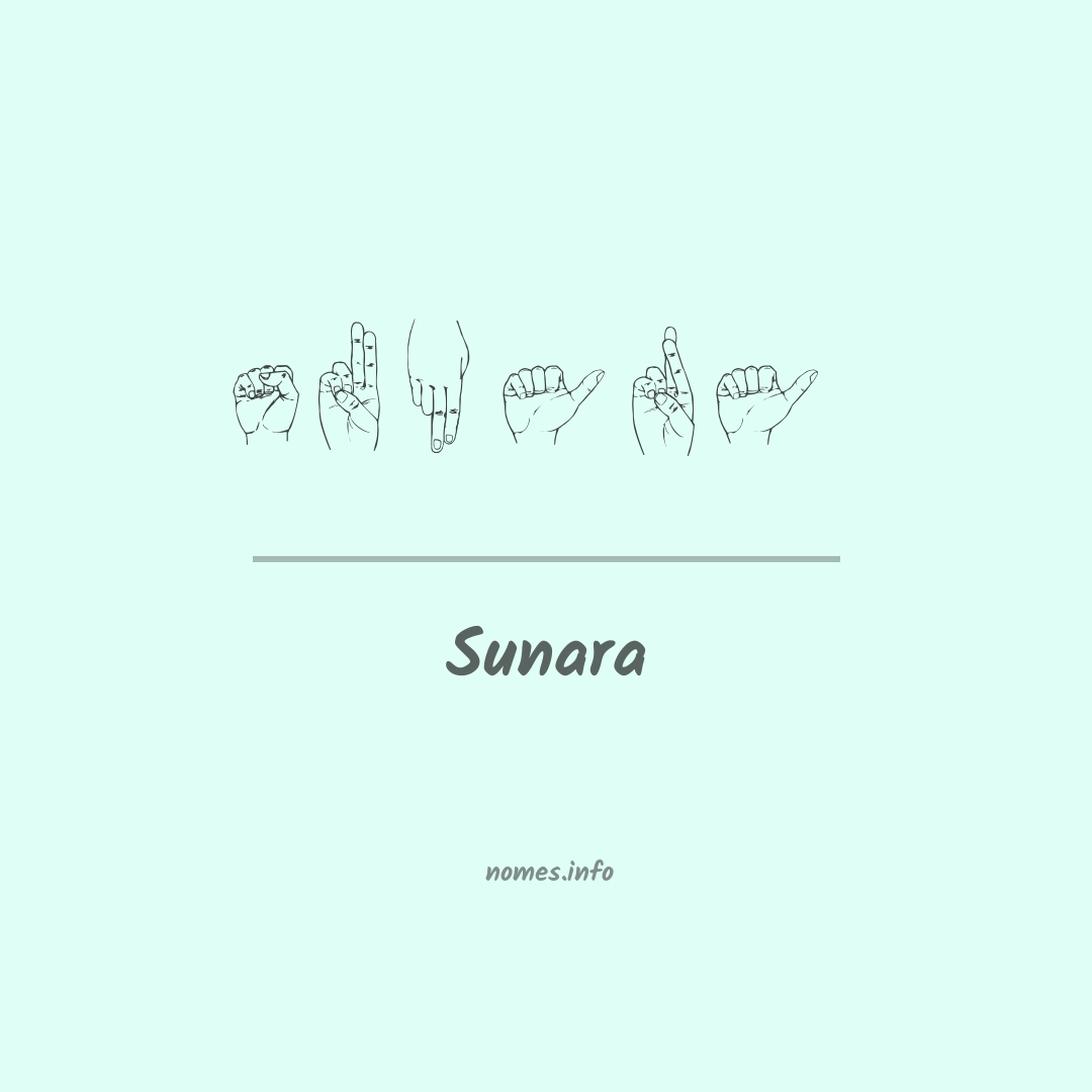 Sunara em Libras