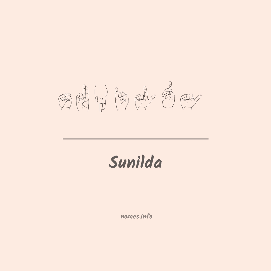 Sunilda em Libras