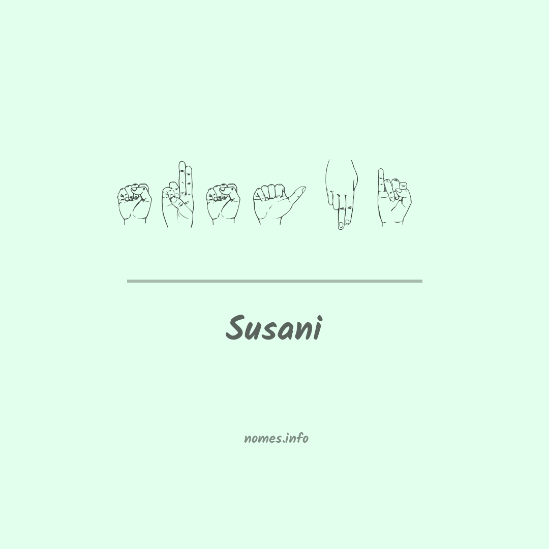 Susani em Libras