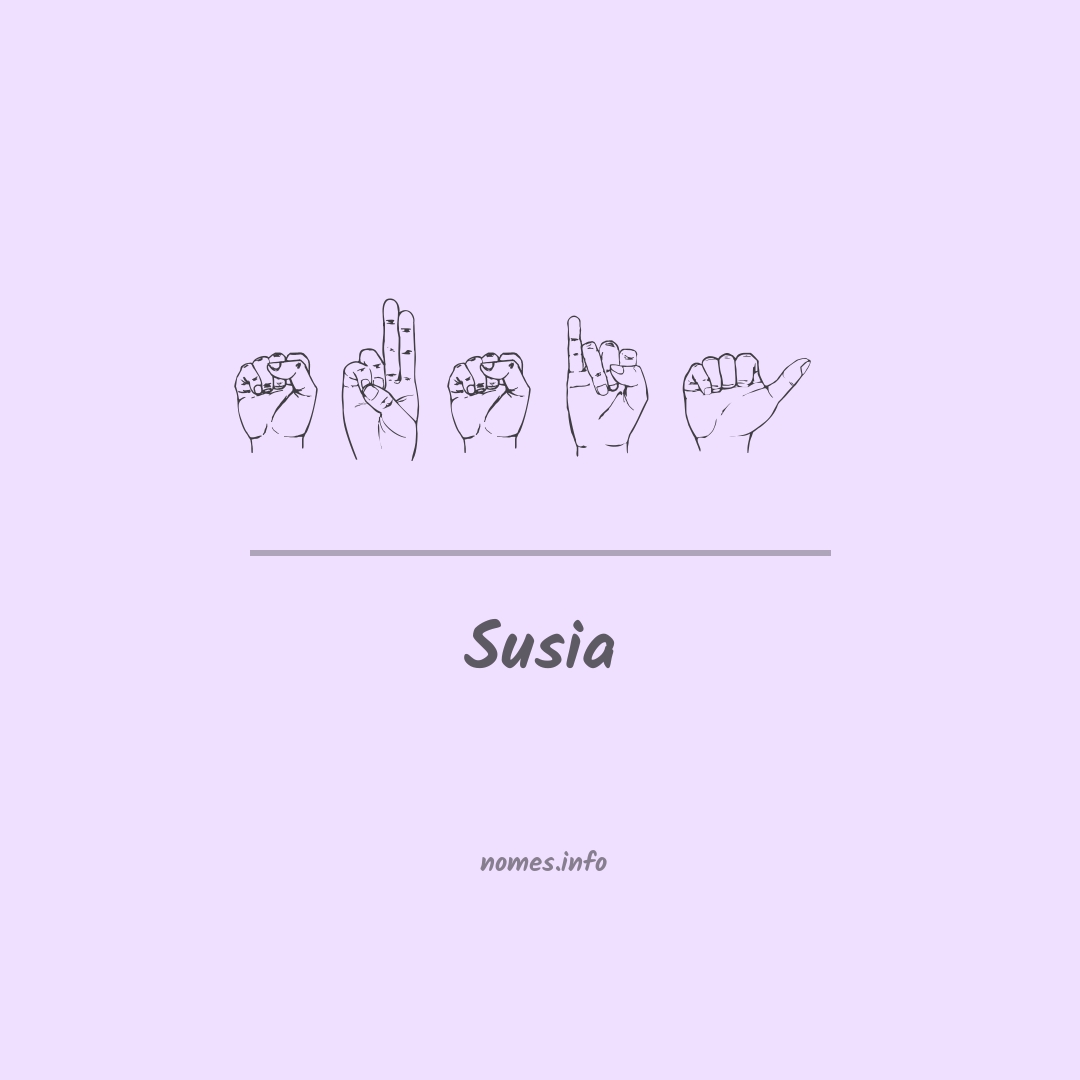 Susia em Libras