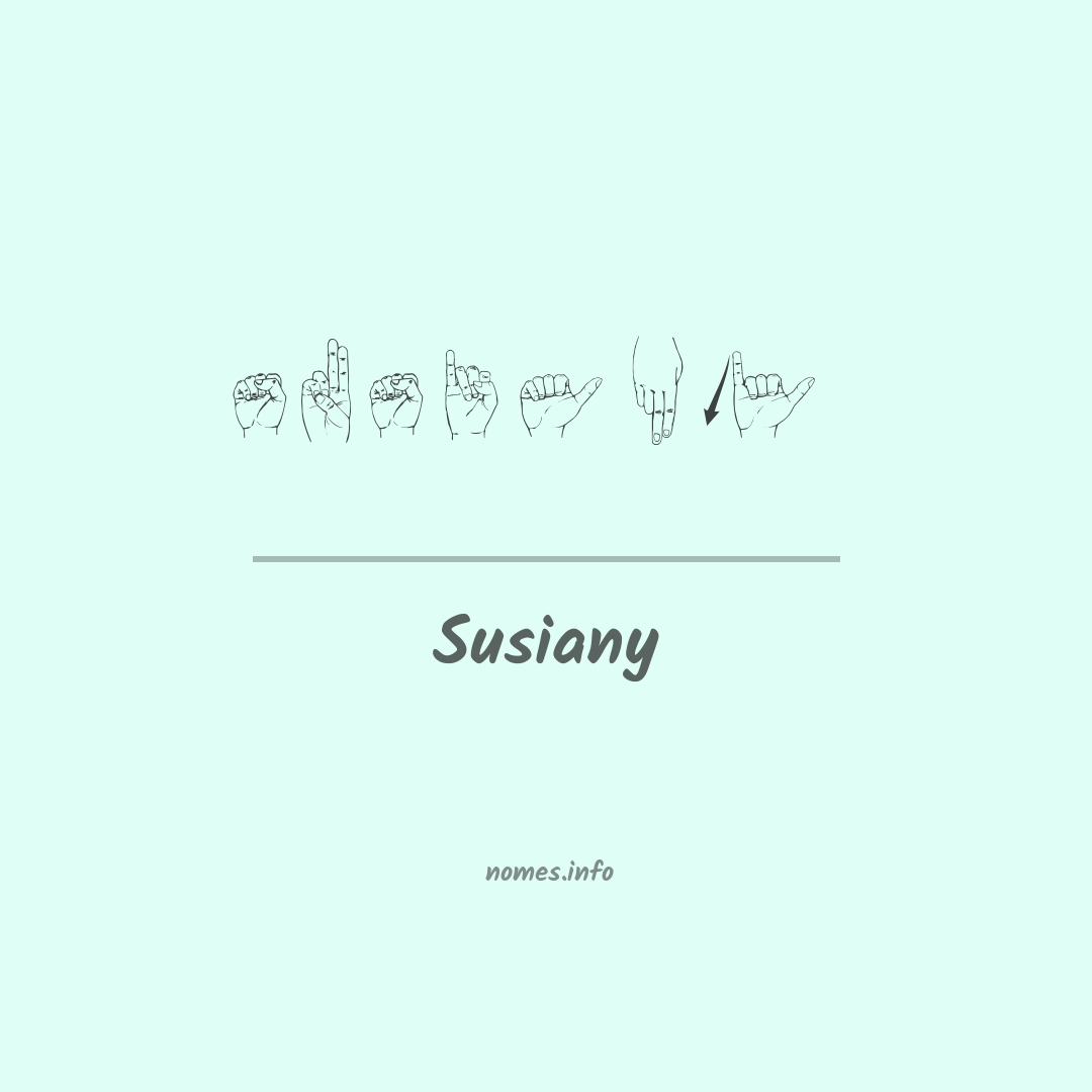 Susiany em Libras