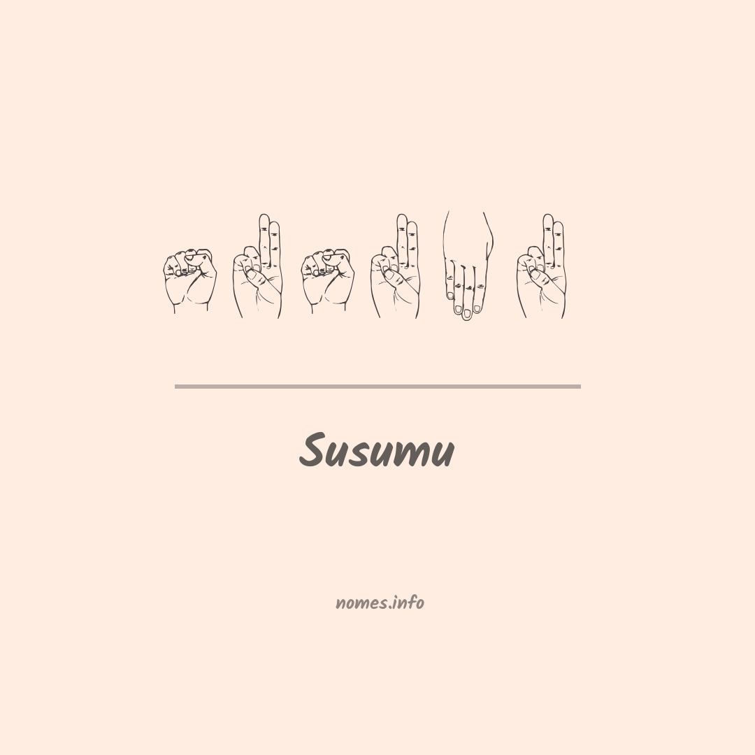Susumu em Libras