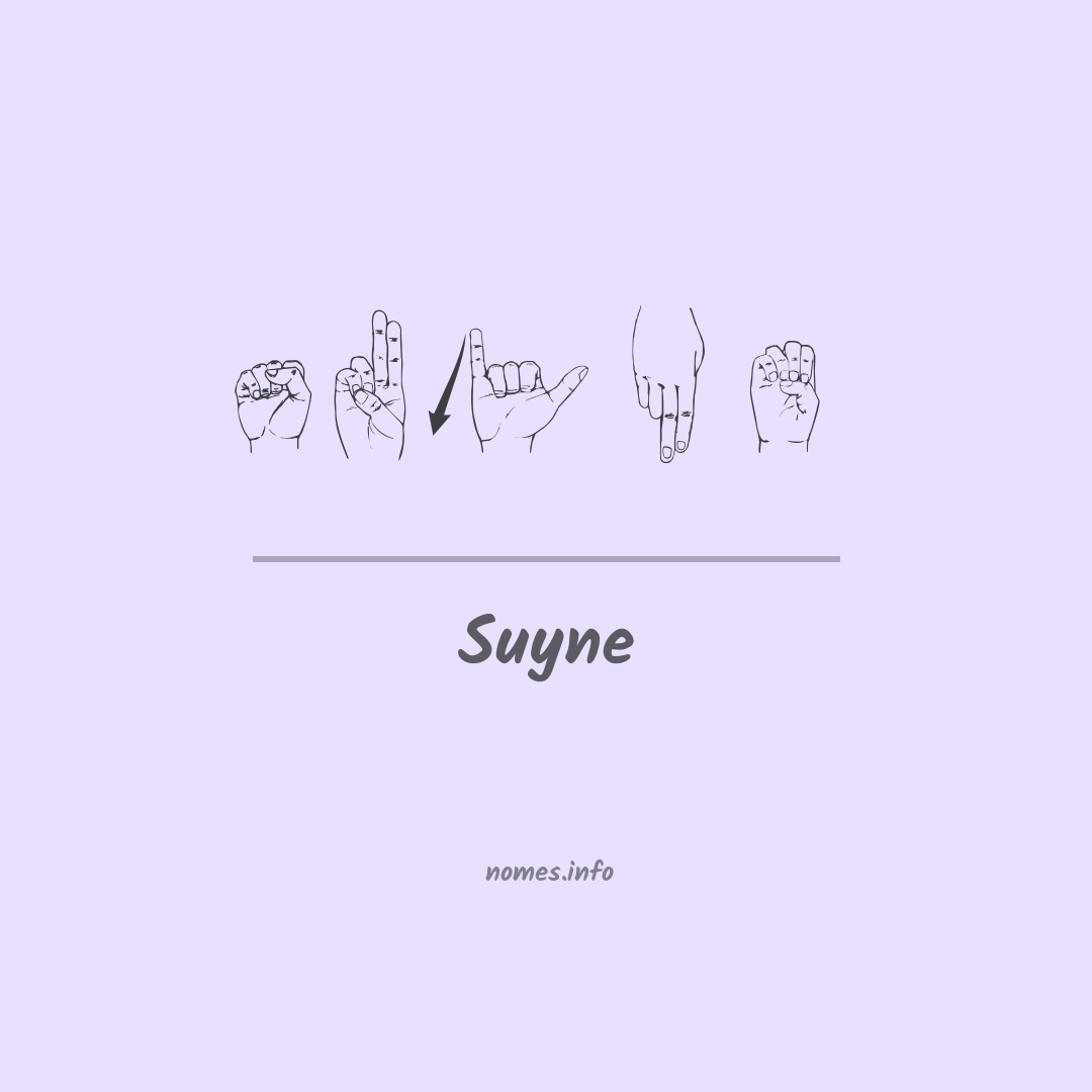 Suyne em Libras