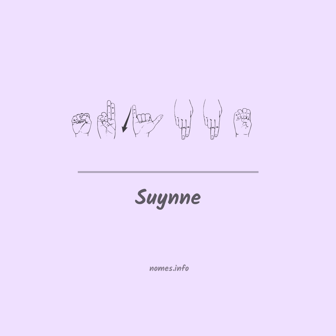 Suynne em Libras