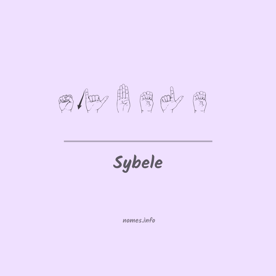 Sybele em Libras