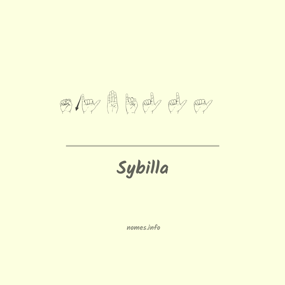 Sybilla em Libras