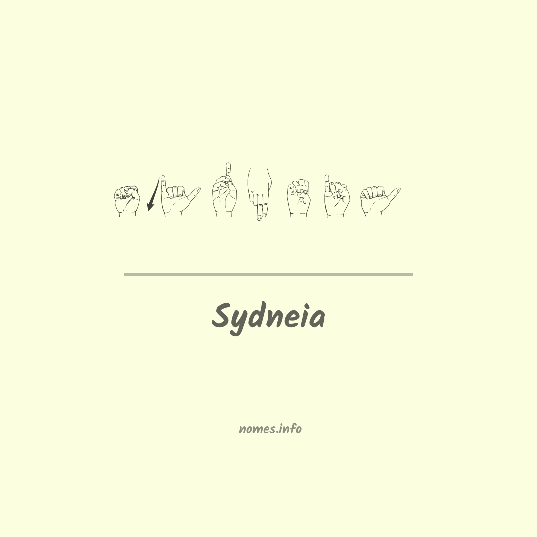 Sydneia em Libras