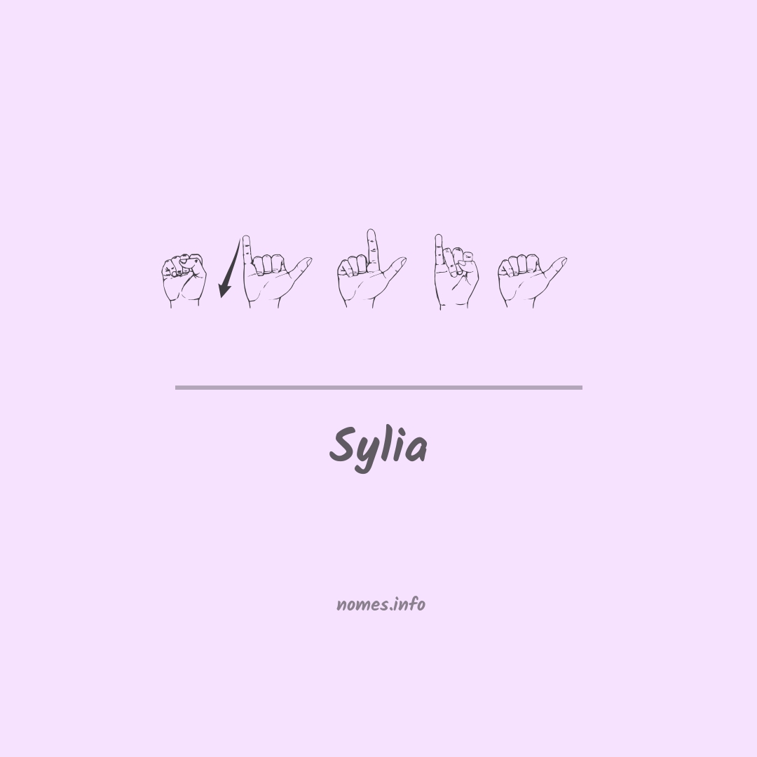 Sylia em Libras