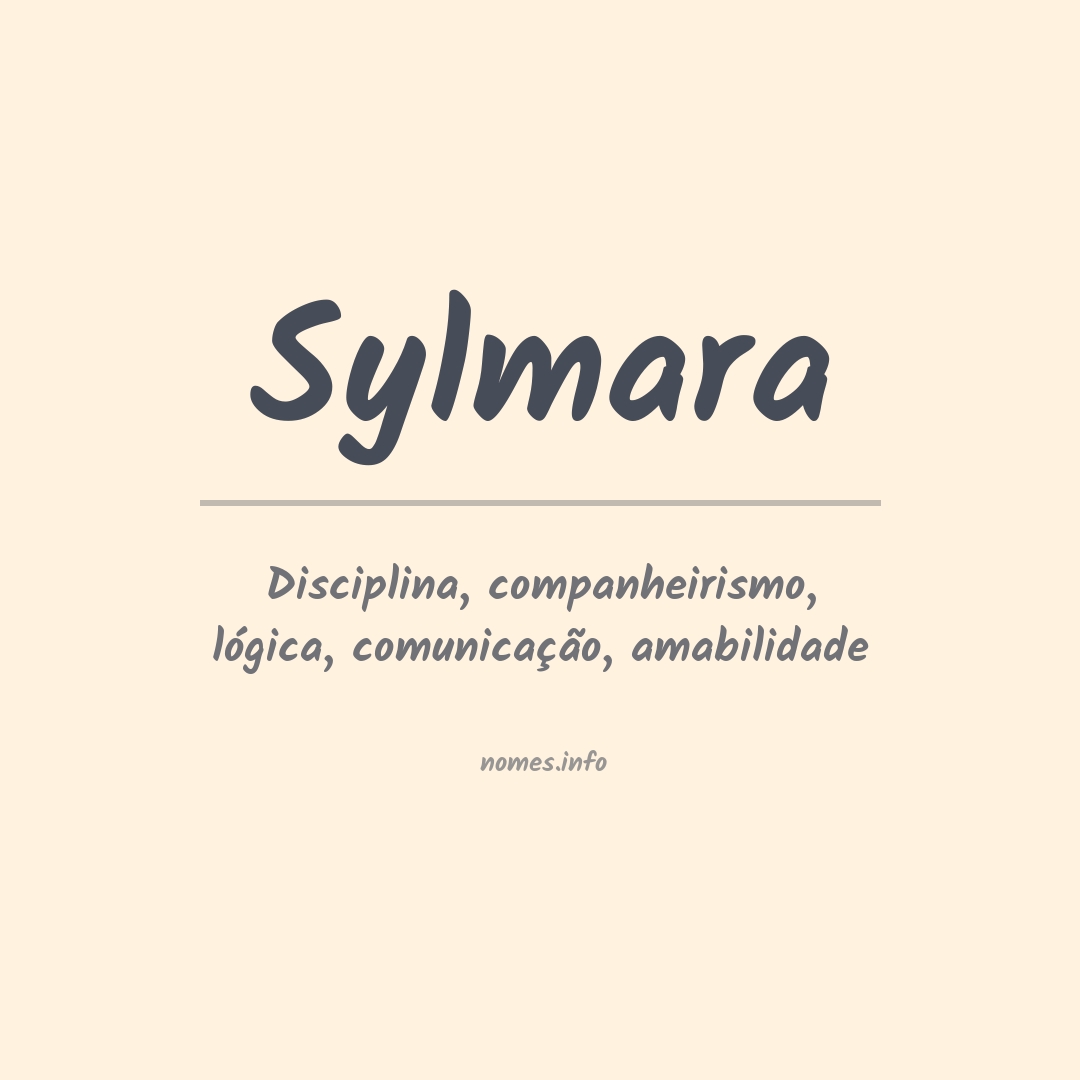 Significado do nome Sylmara