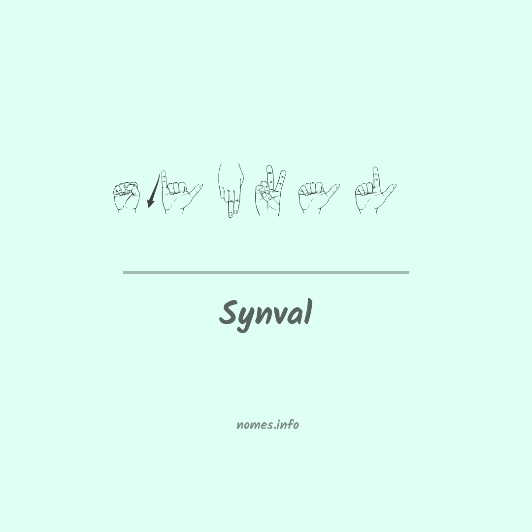 Synval em Libras