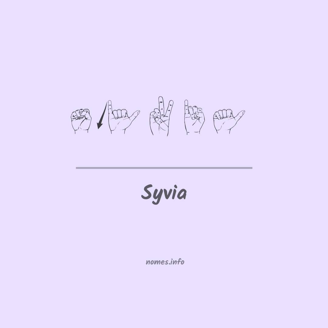 Syvia em Libras