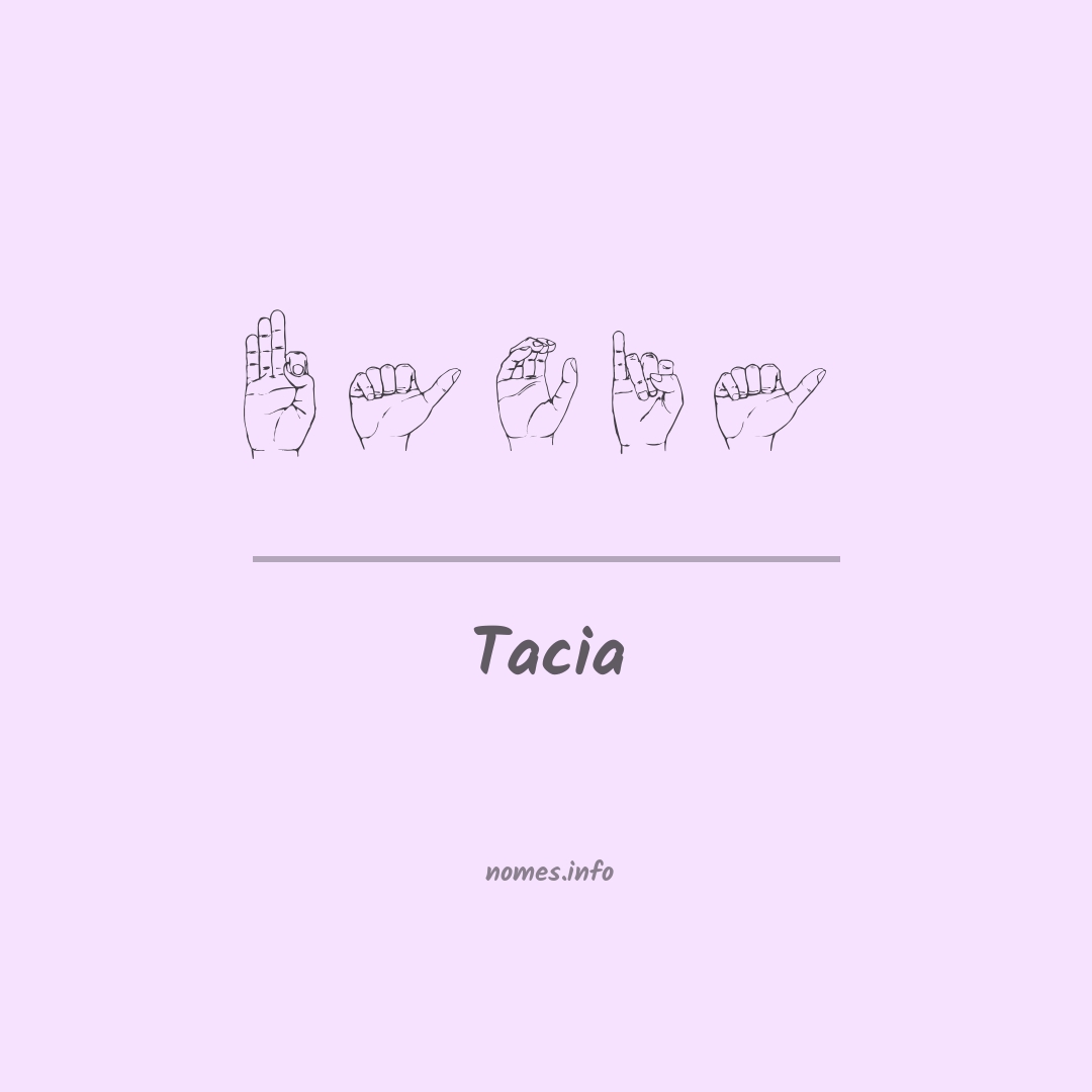 Tacia em Libras