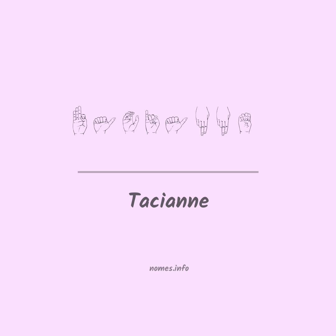 Tacianne em Libras