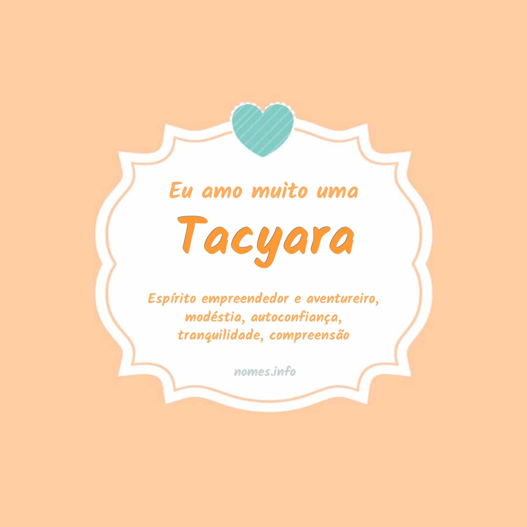 Eu amo muito Tacyara