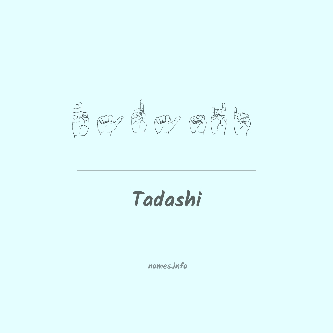 Tadashi em Libras