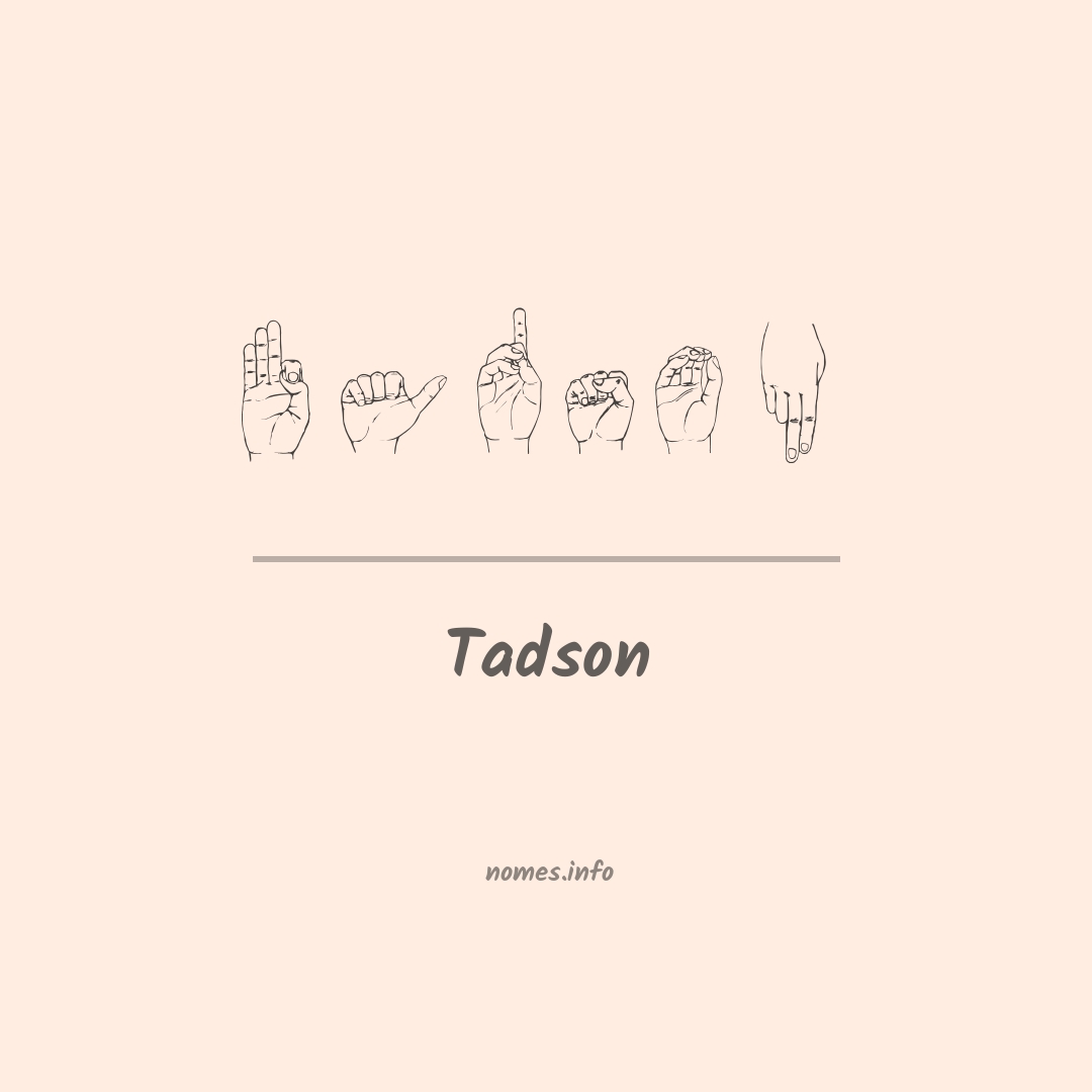 Tadson em Libras