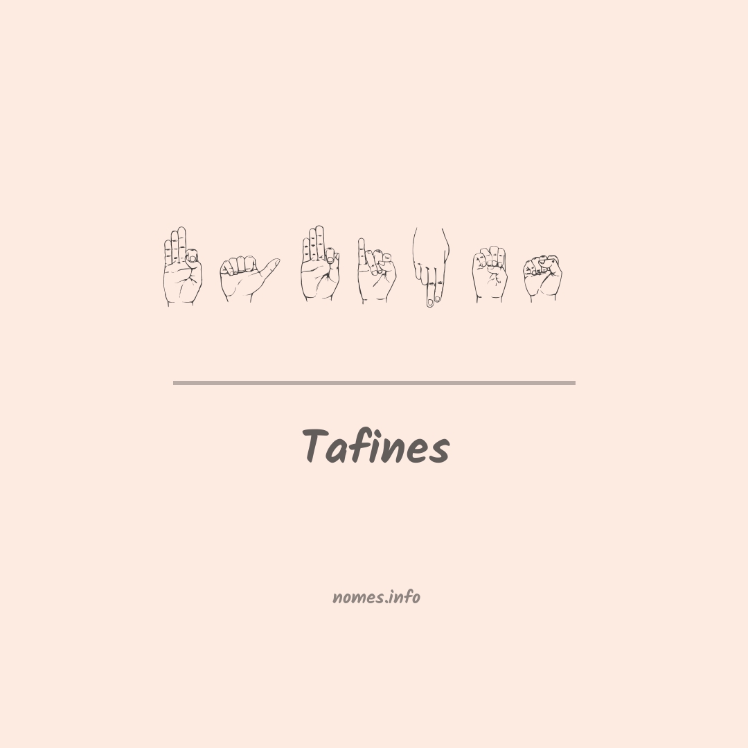 Tafines em Libras