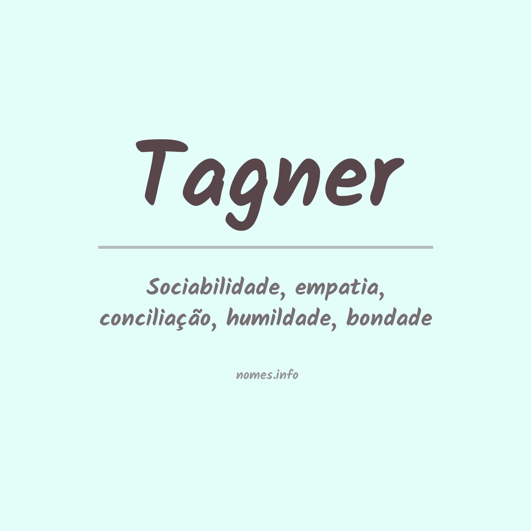 Significado do nome Tagner