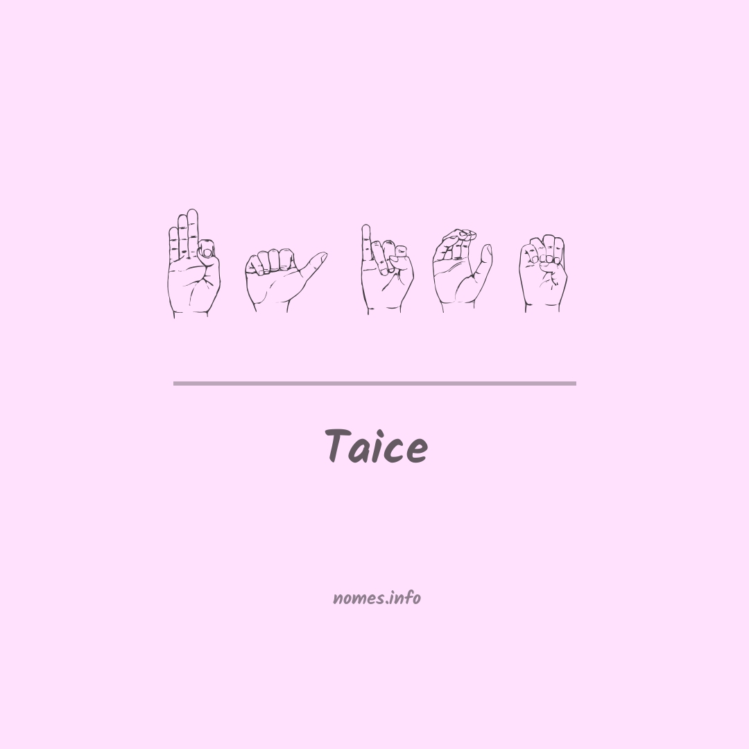 Taice em Libras