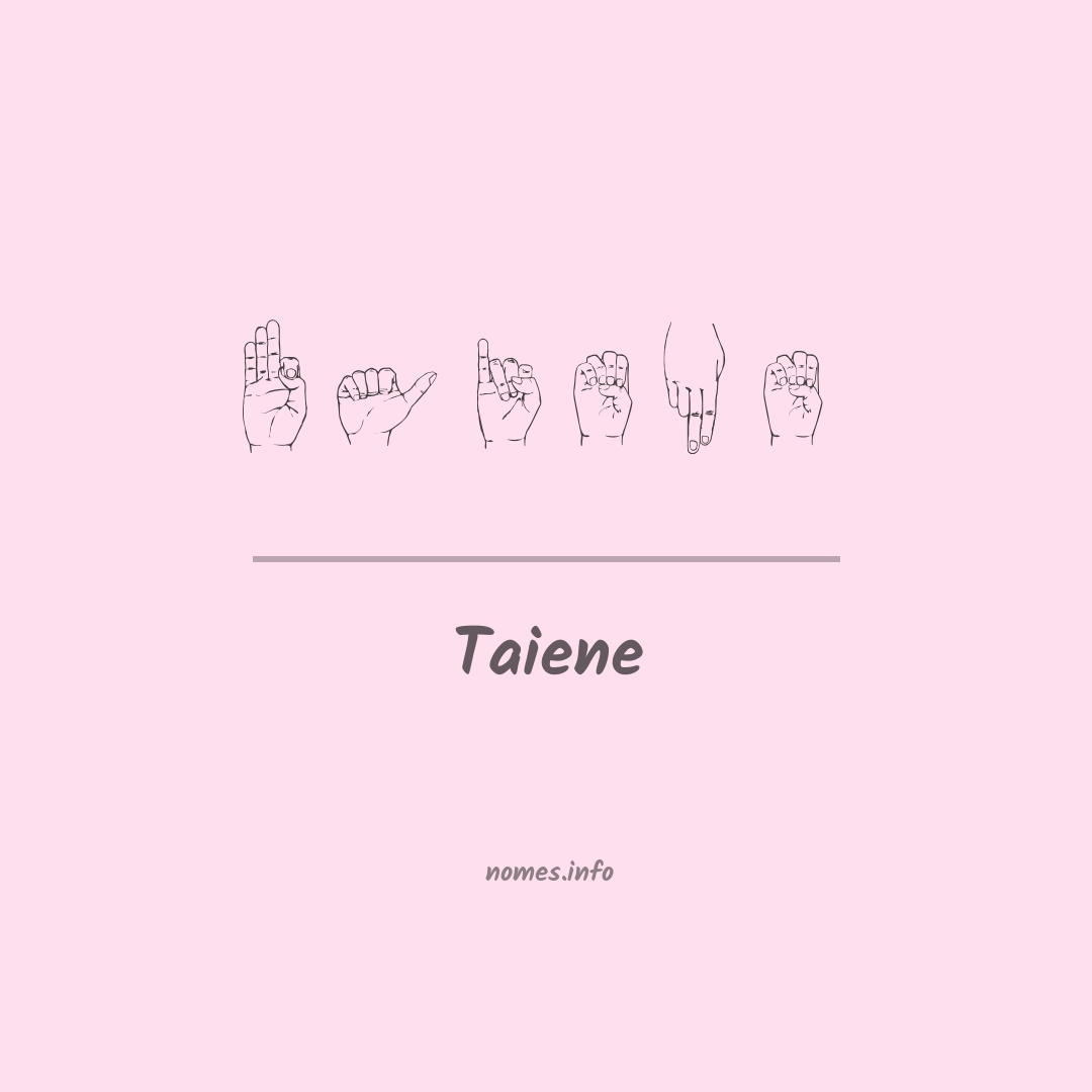 Taiene em Libras
