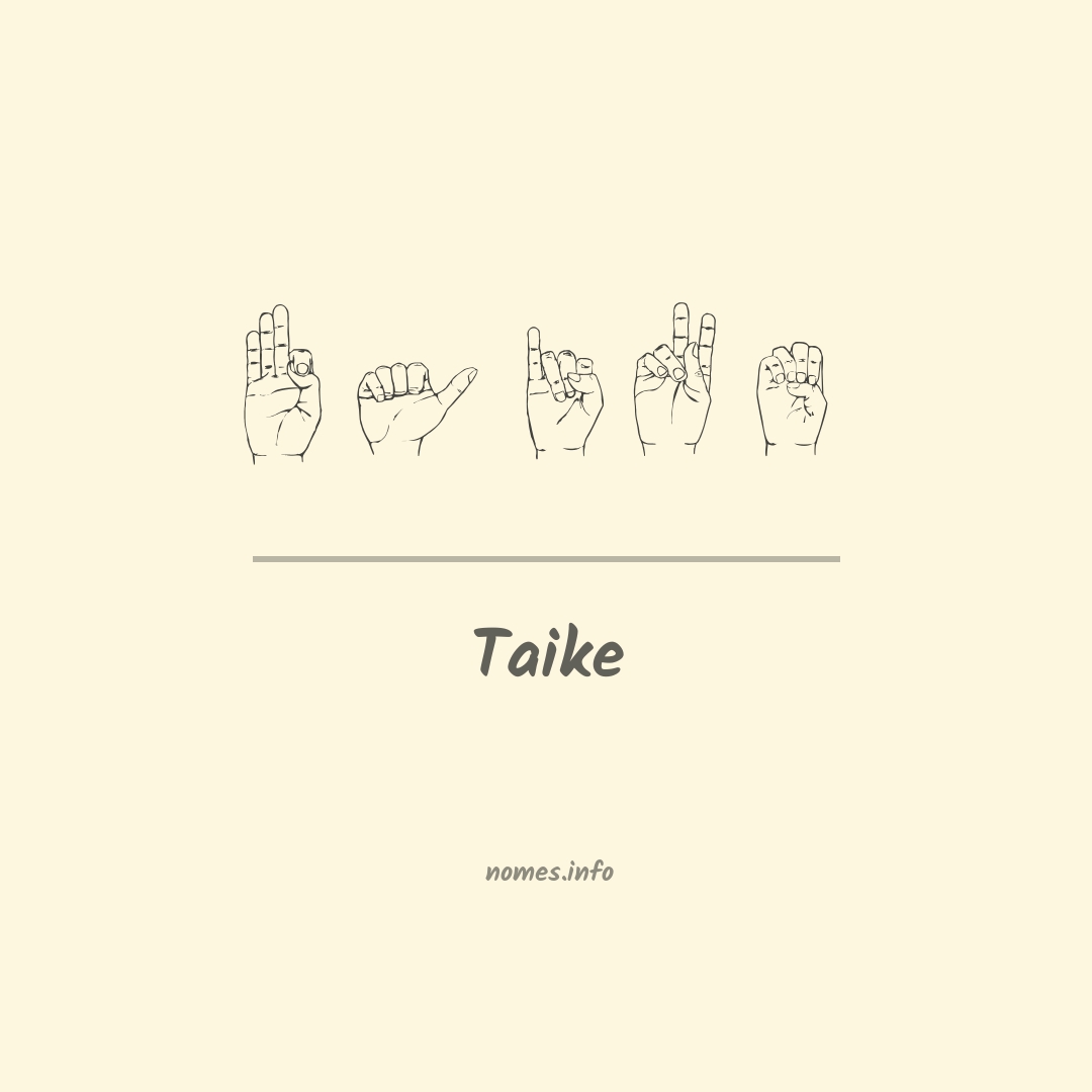 Taike em Libras