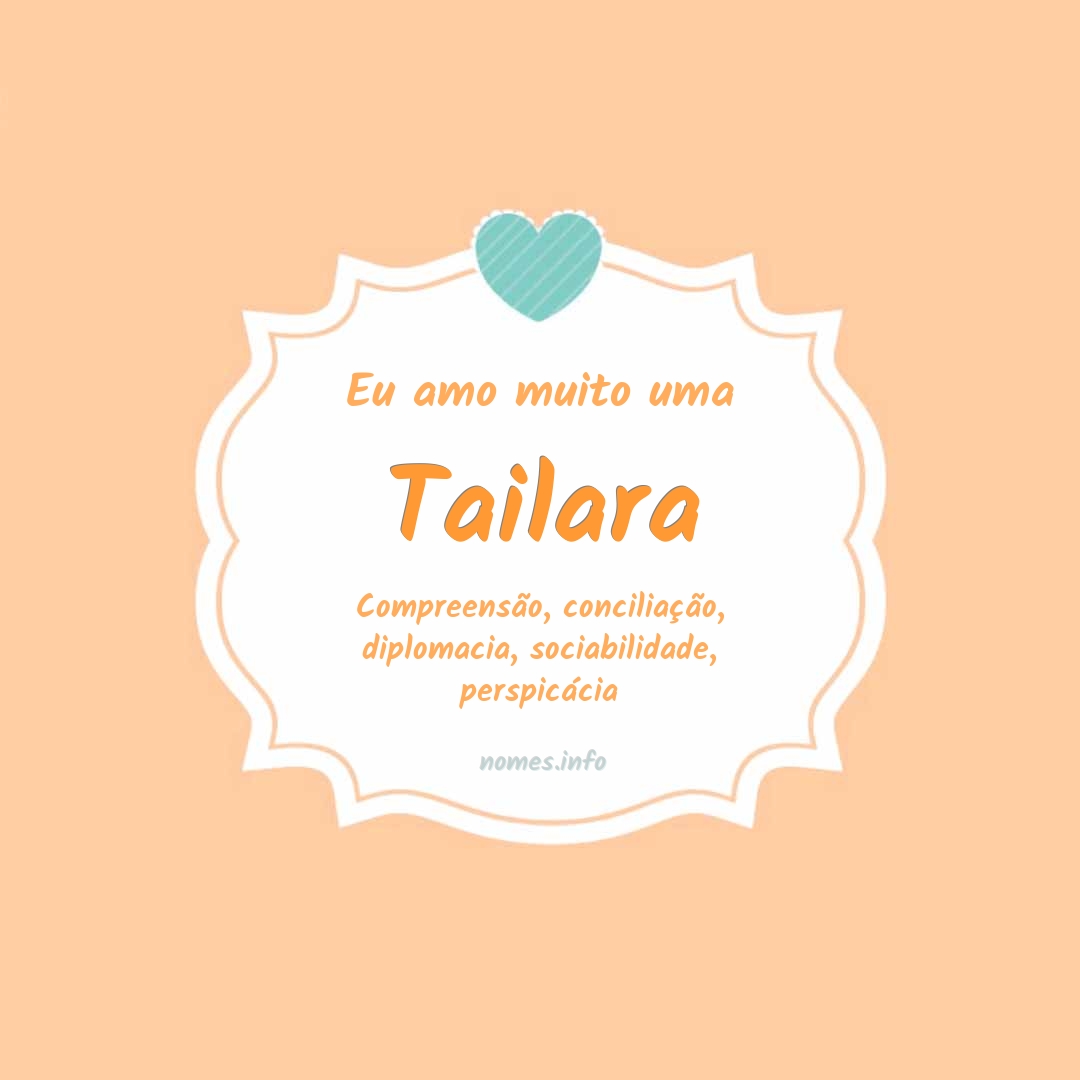 Eu amo muito Tailara