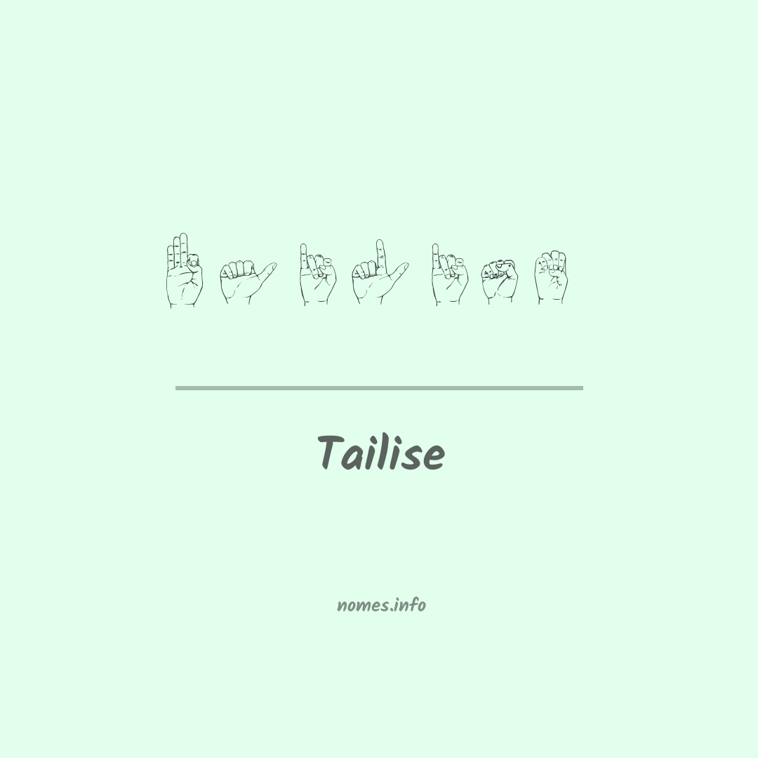 Tailise em Libras