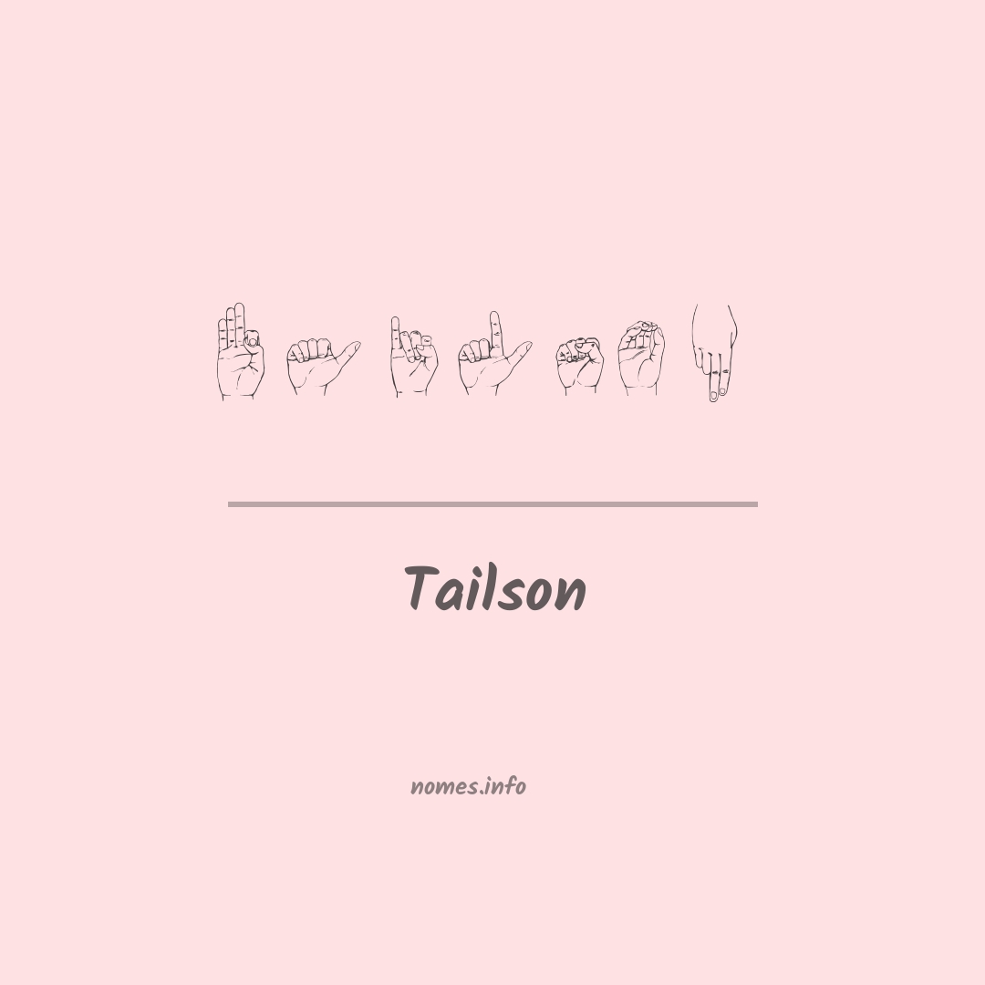 Tailson em Libras