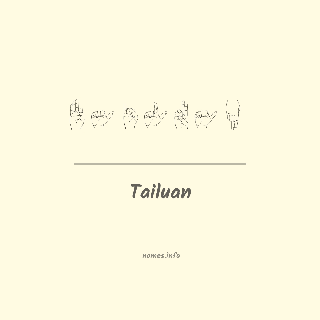 Tailuan em Libras