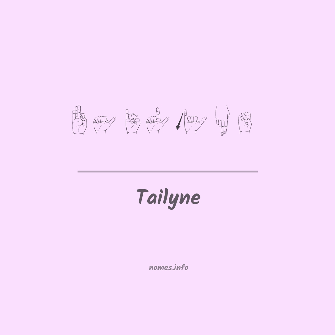 Tailyne em Libras