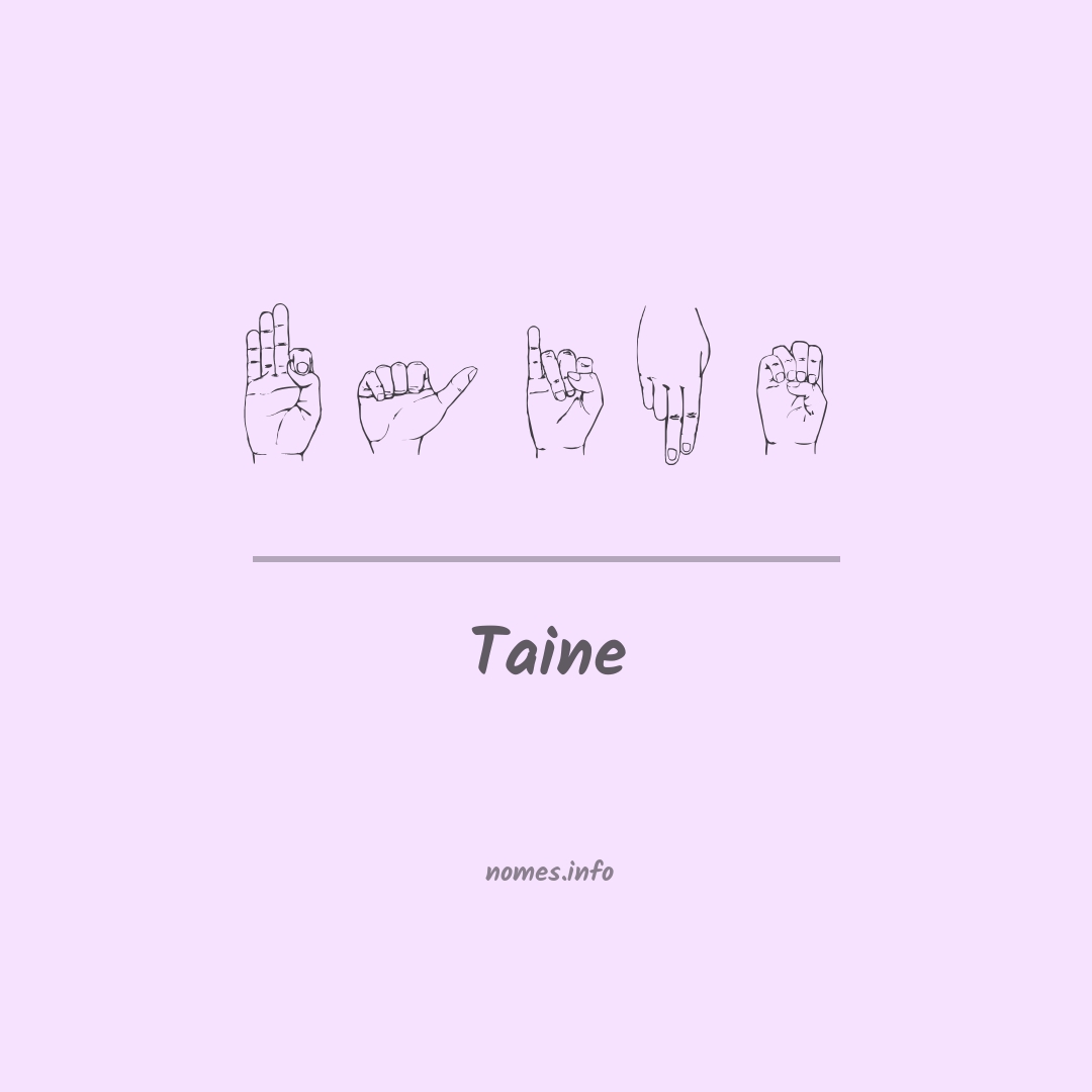 Taine em Libras Taine em Libras