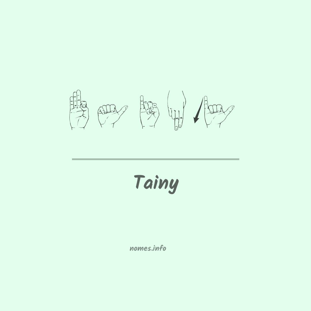 Tainy em Libras