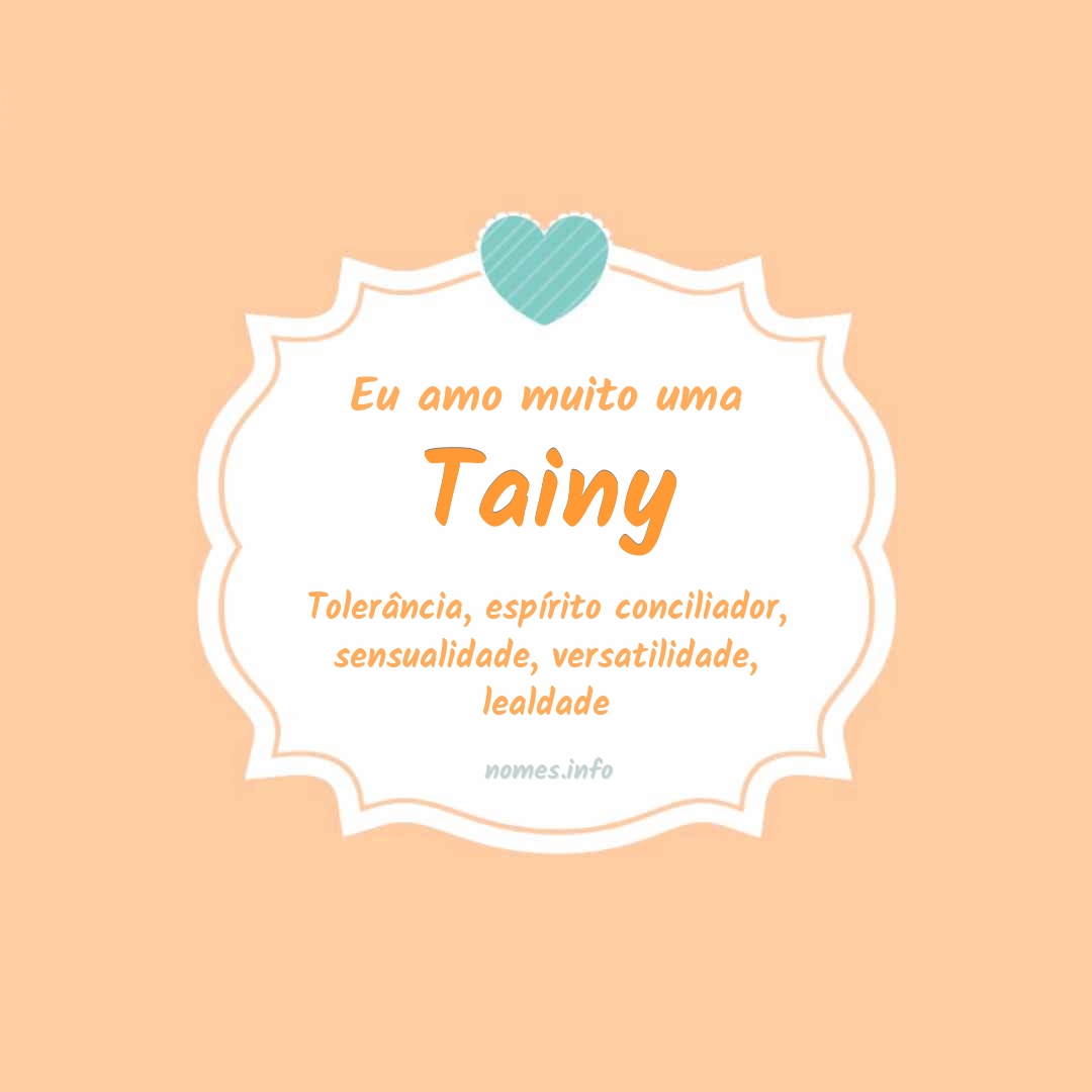 Eu amo muito Tainy