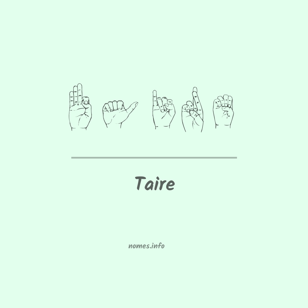 Taire em Libras
