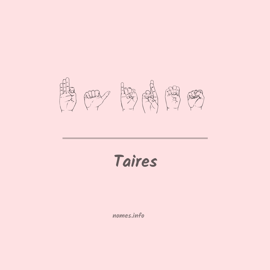 Taires em Libras