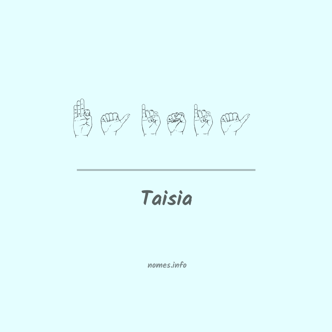 Taisia em Libras