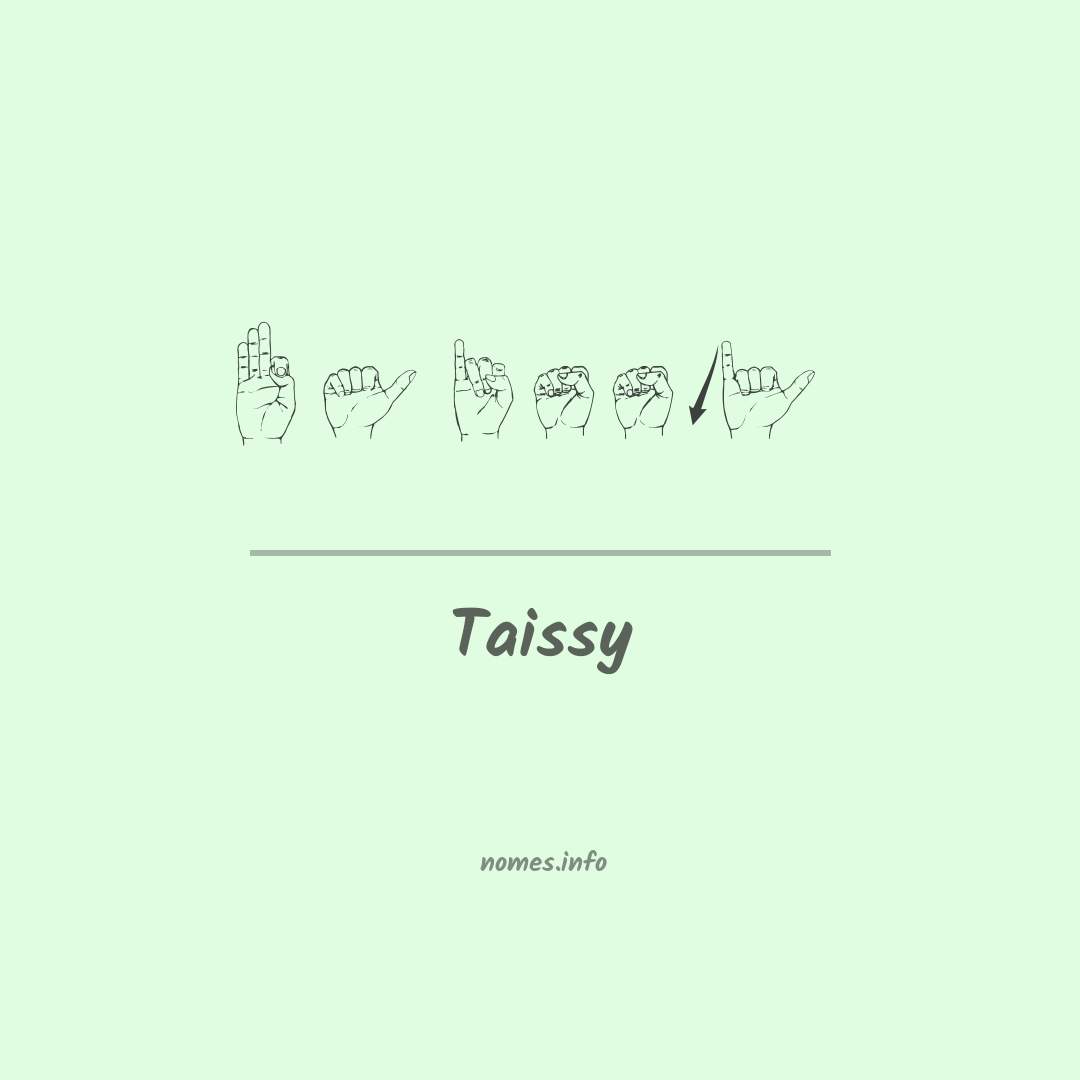 Taissy em Libras