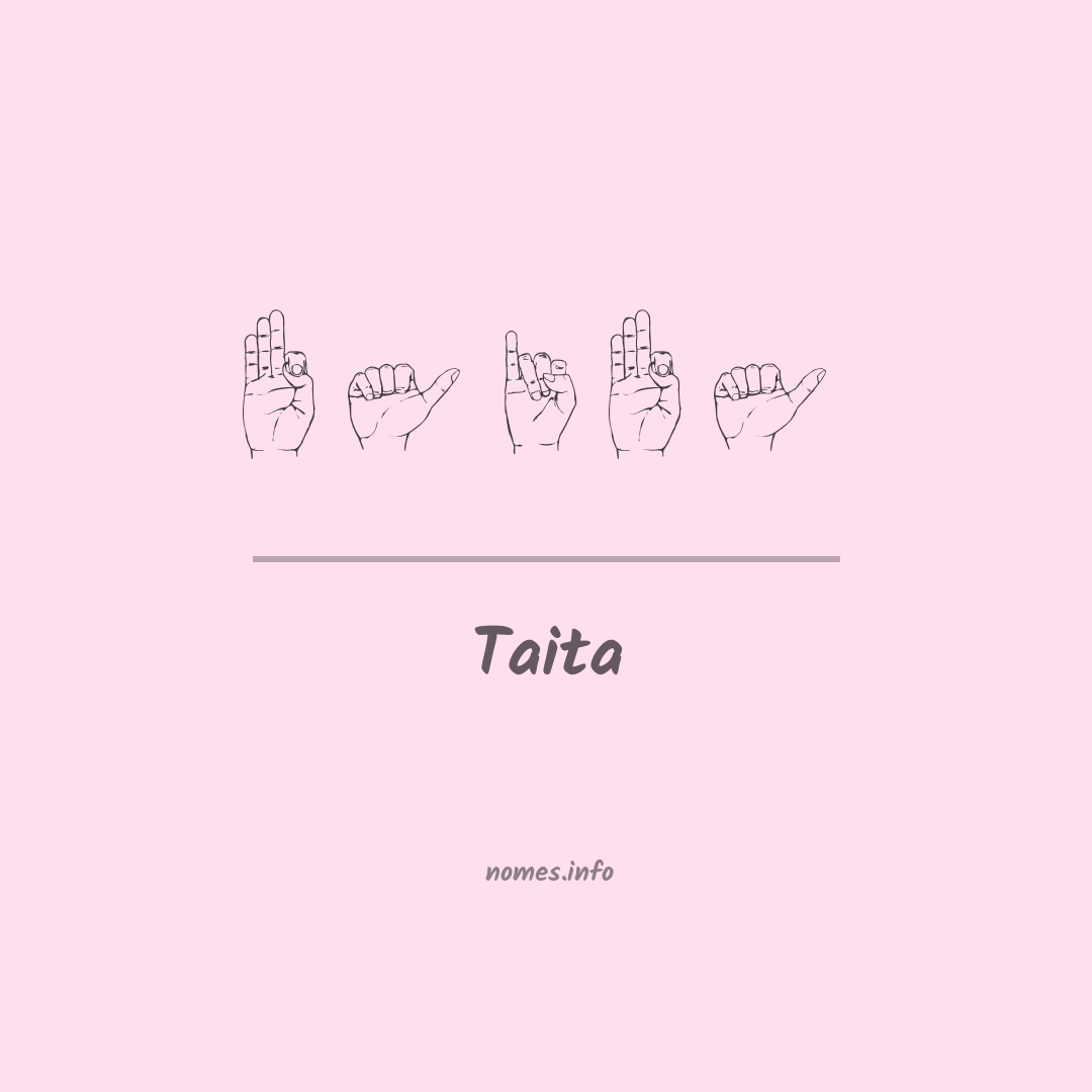 Taita em Libras