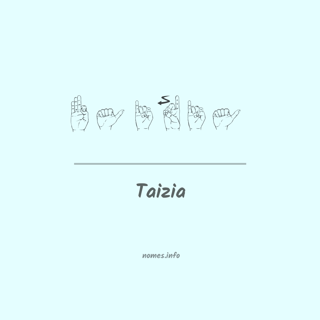 Taizia em Libras