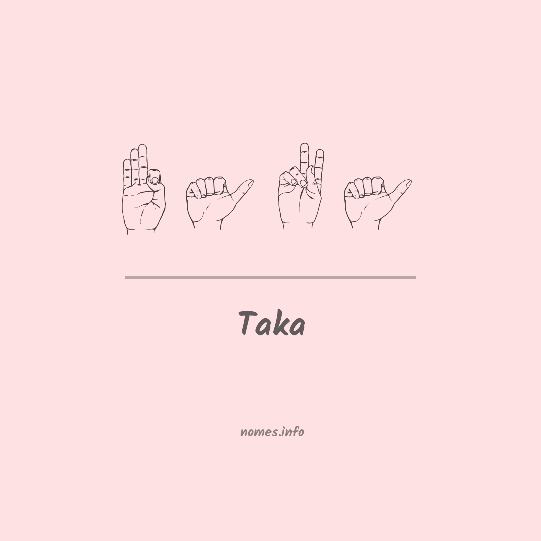 Taka em Libras