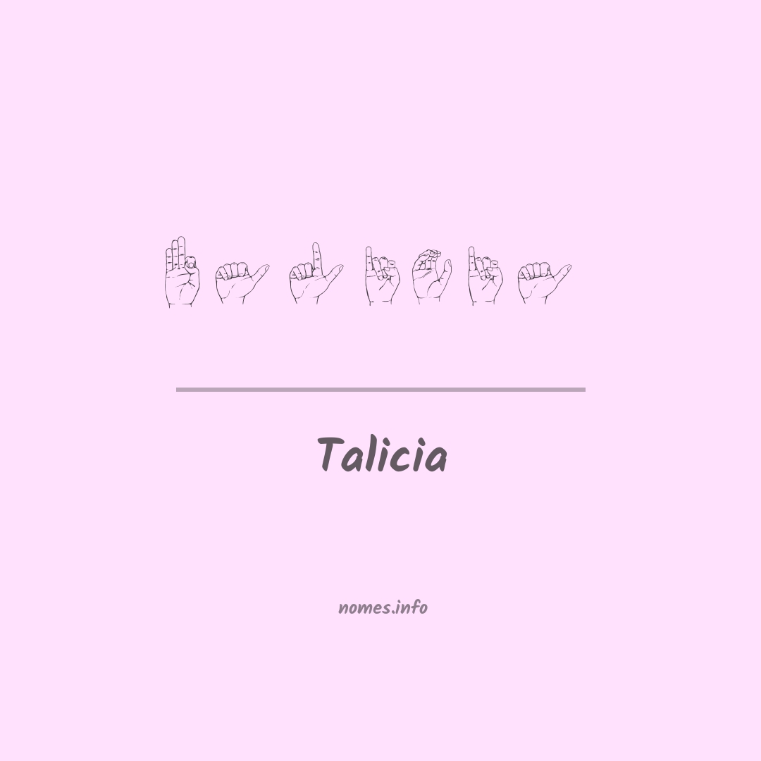 Talicia em Libras