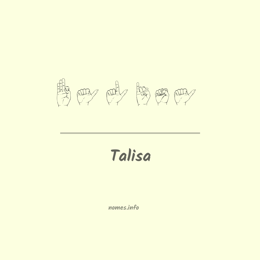 Talisa em Libras