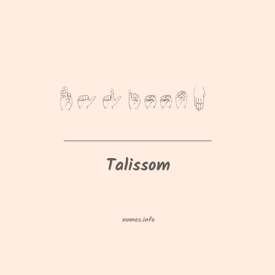 Talissom em Libras