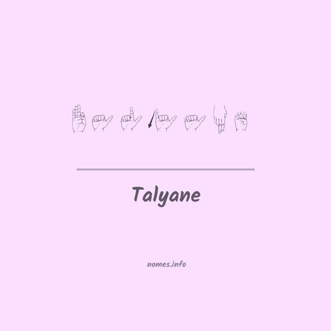 Talyane em Libras