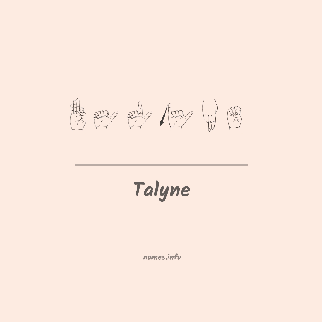 Talyne em Libras