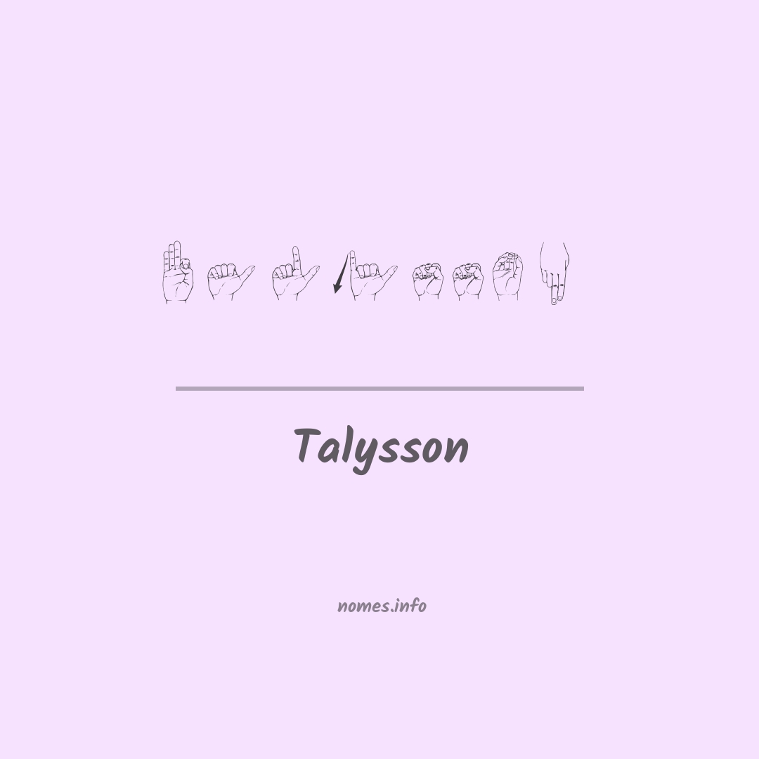 Talysson em Libras