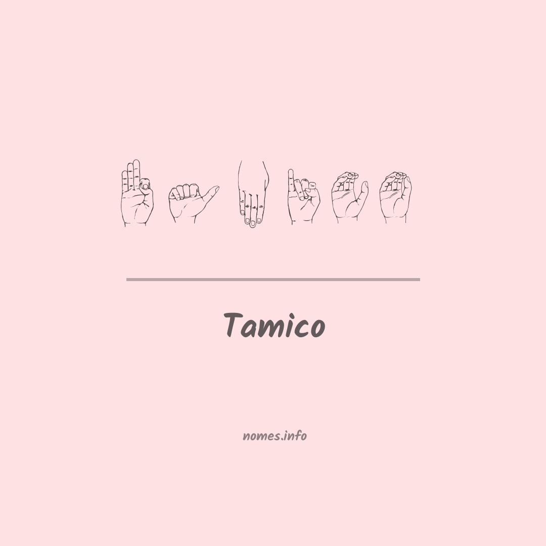 Tamico em Libras