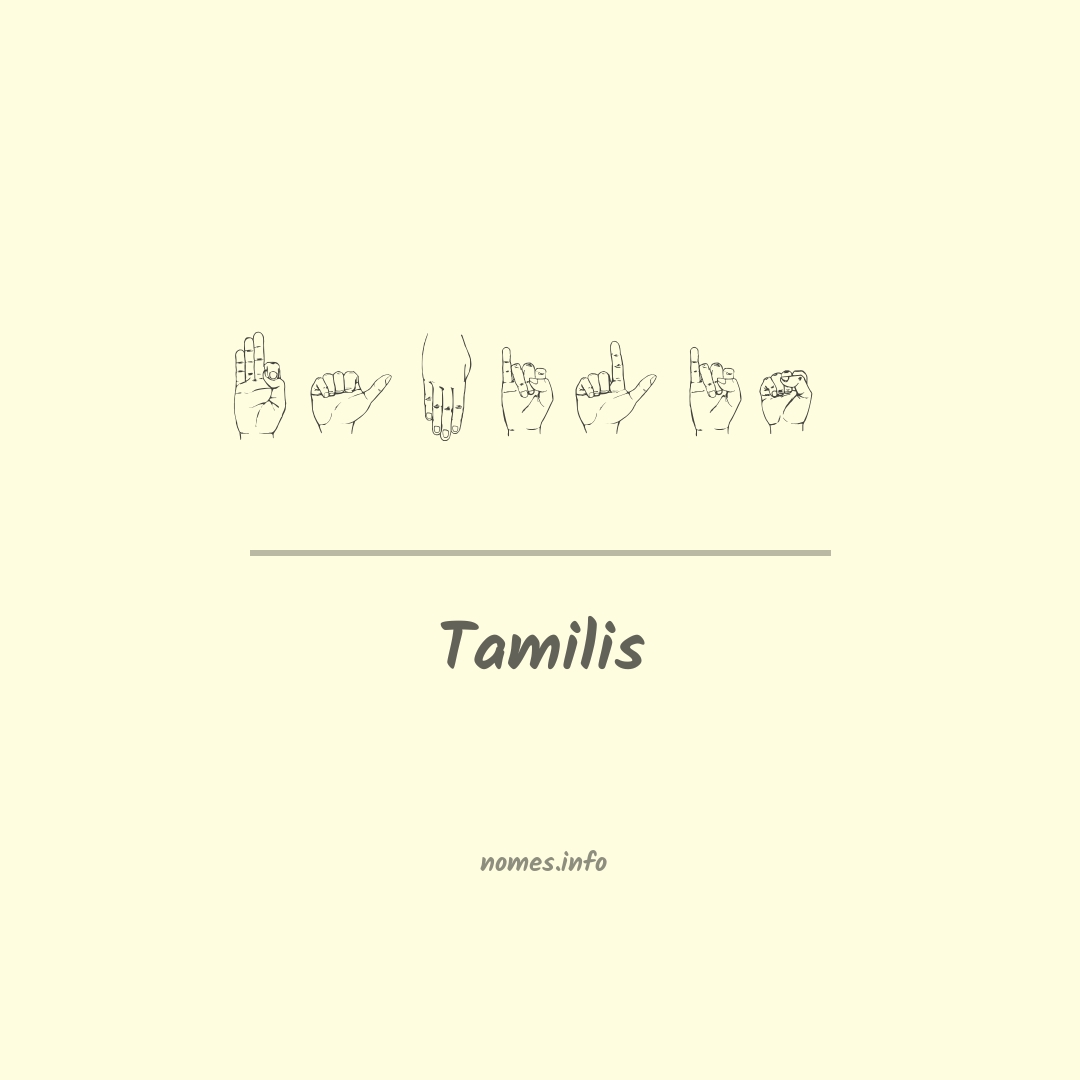 Tamilis em Libras