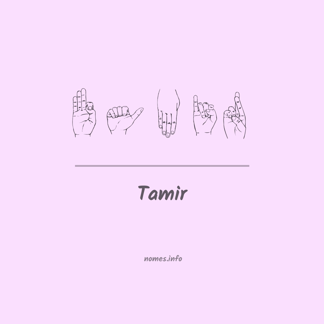 Tamir em Libras Tamir em Libras