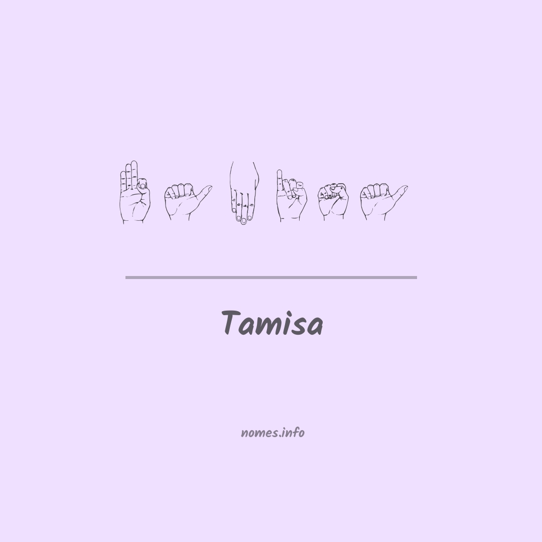 Tamisa em Libras
